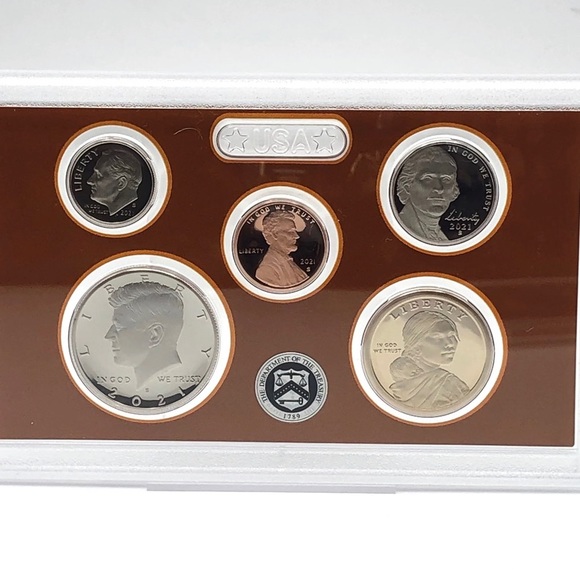 NWT 2021 US Mint Seven Coin Set w/ America the Beautiful National Parks Quarters - Picture 5 of 9